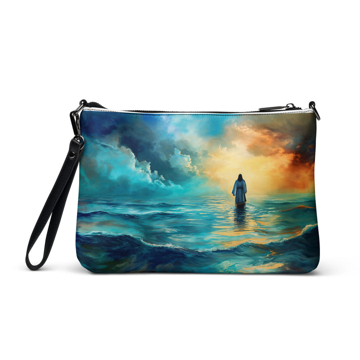 "Jesus Walks On Water" Christian Crossbody bag