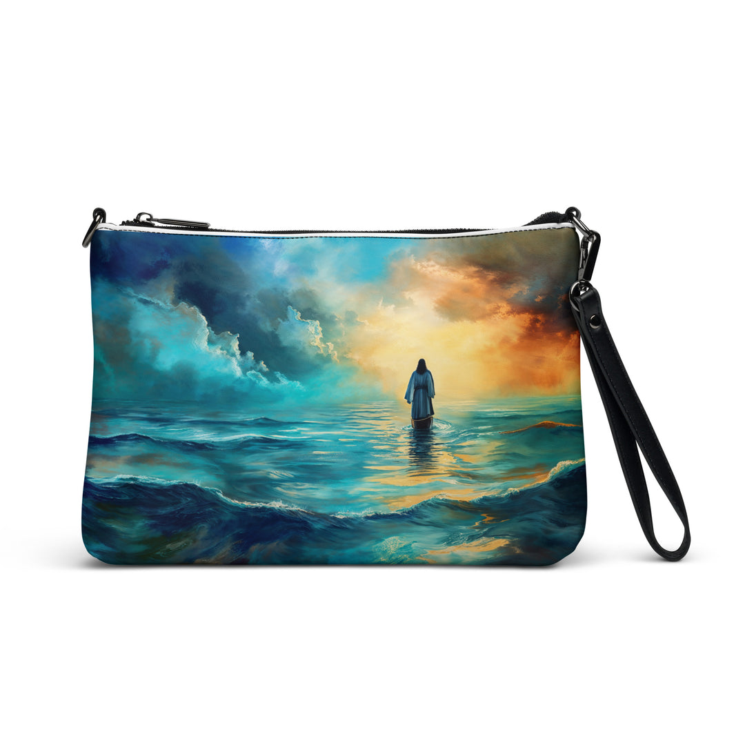 "Jesus Walks On Water" Christian Crossbody bag