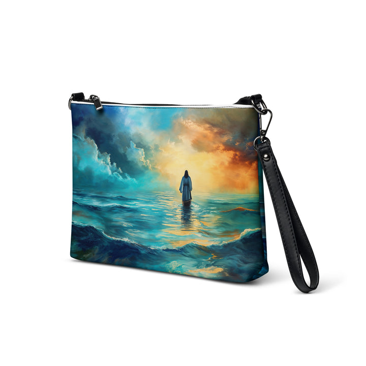 "Jesus Walks On Water" Christian Crossbody bag