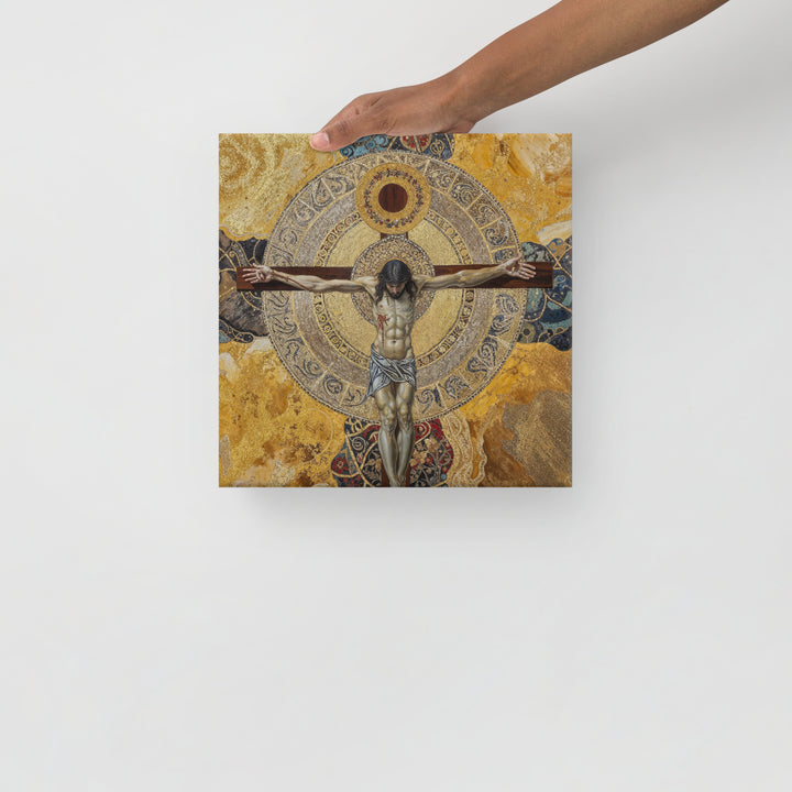 "The Crucifixion" Christian Canvas Print (Style 6)