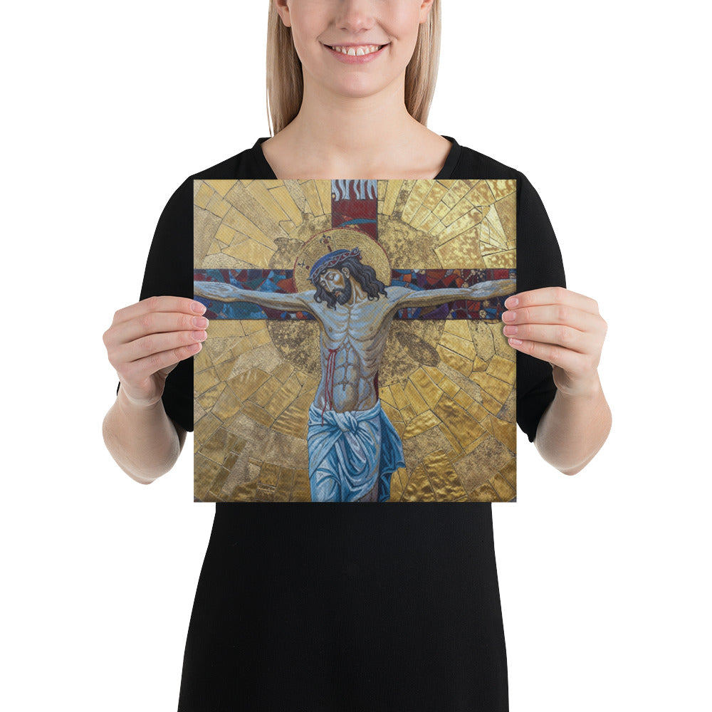 "The Crucifixion" Christian Canvas Print (Style 2)