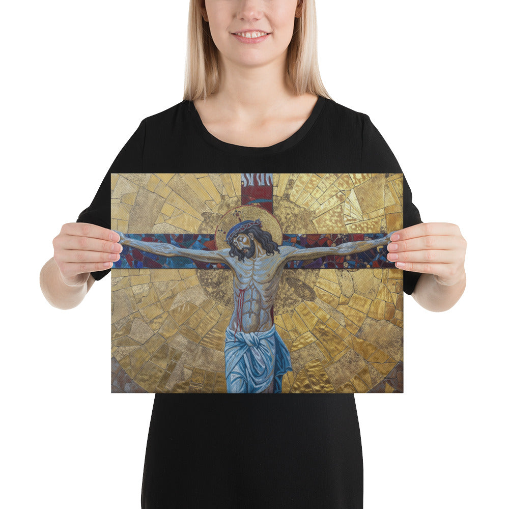 "The Crucifixion" Christian Canvas Print (Style 2)