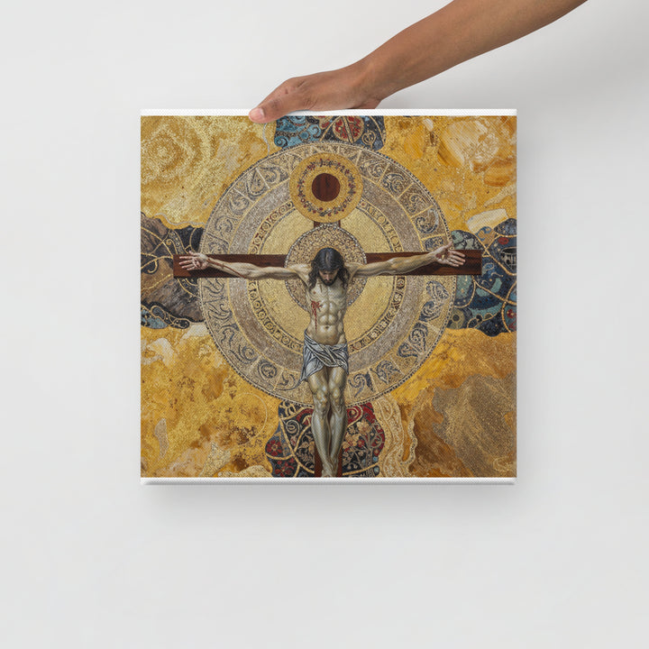 "The Crucifixion" Christian Canvas Print (Style 6)