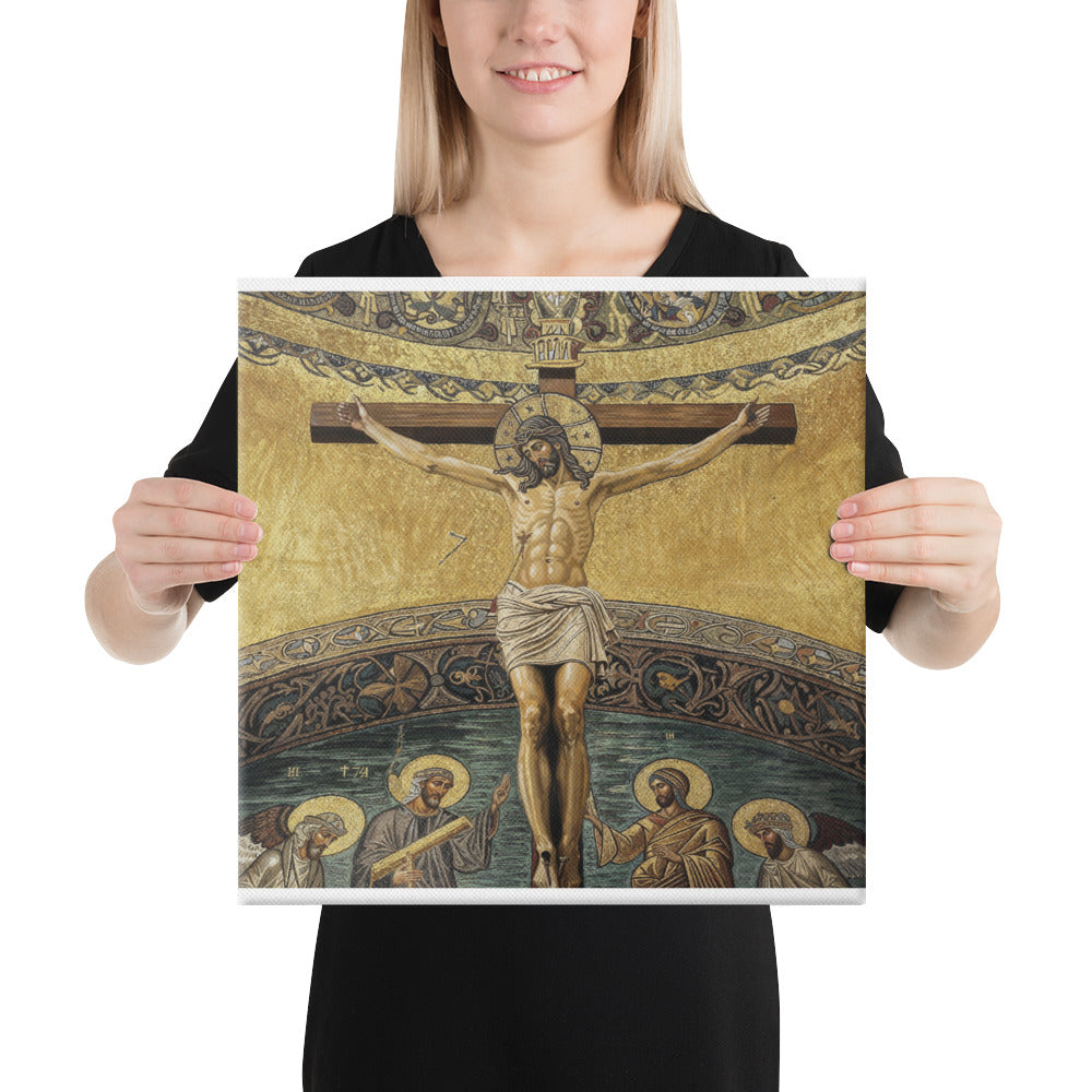 "The Crucifixion" Christian Canvas Print (Style 3)