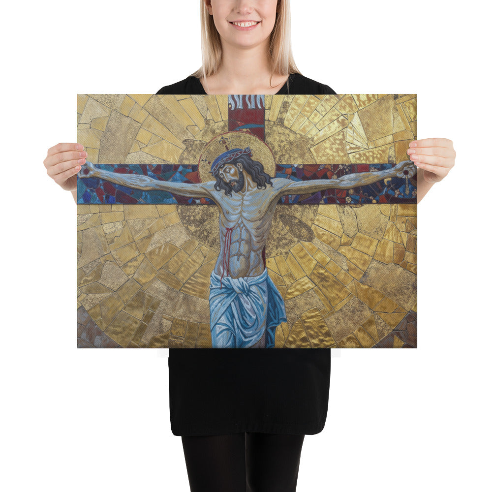 "The Crucifixion" Christian Canvas Print (Style 2)