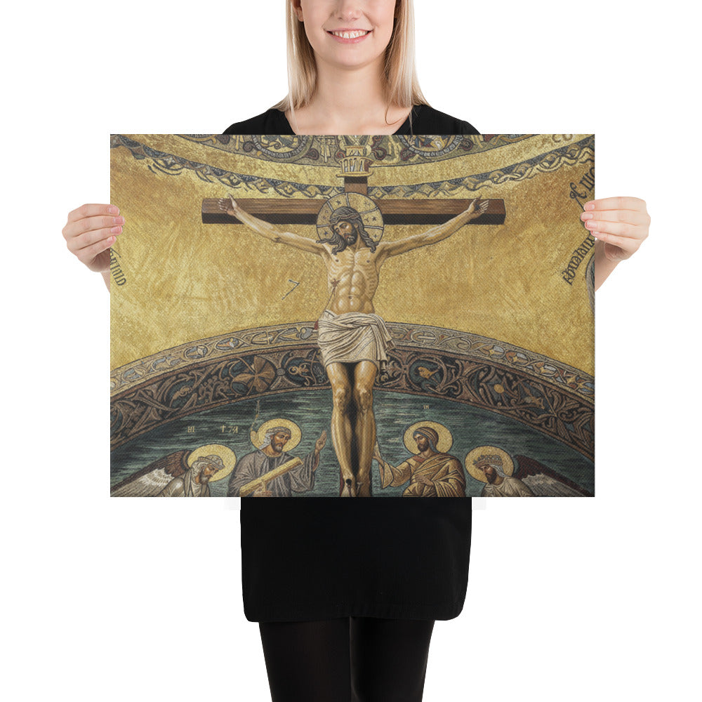 "The Crucifixion" Christian Canvas Print (Style 3)