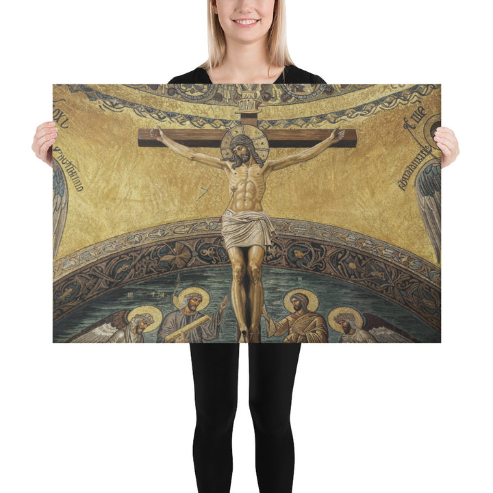 "The Crucifixion" Christian Canvas Print (Style 3)