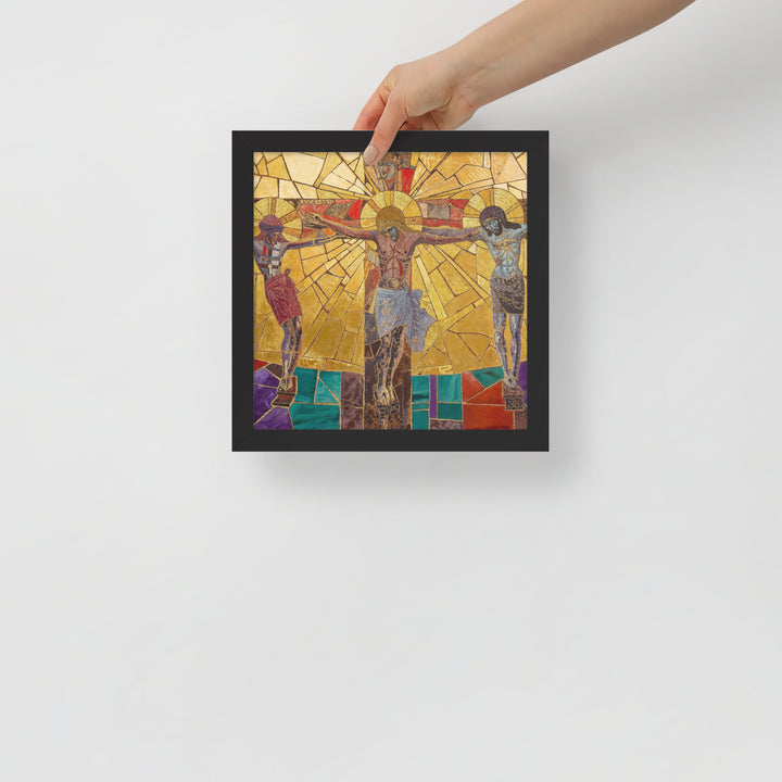 "The Crucifixion" Christian Framed Poster (Style 1)