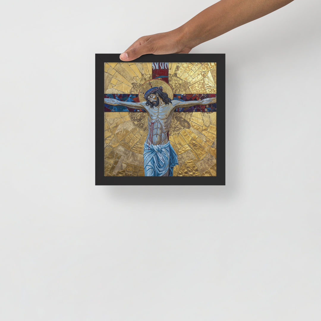 "The Crucifixion" Christian Framed Poster (Style 2)