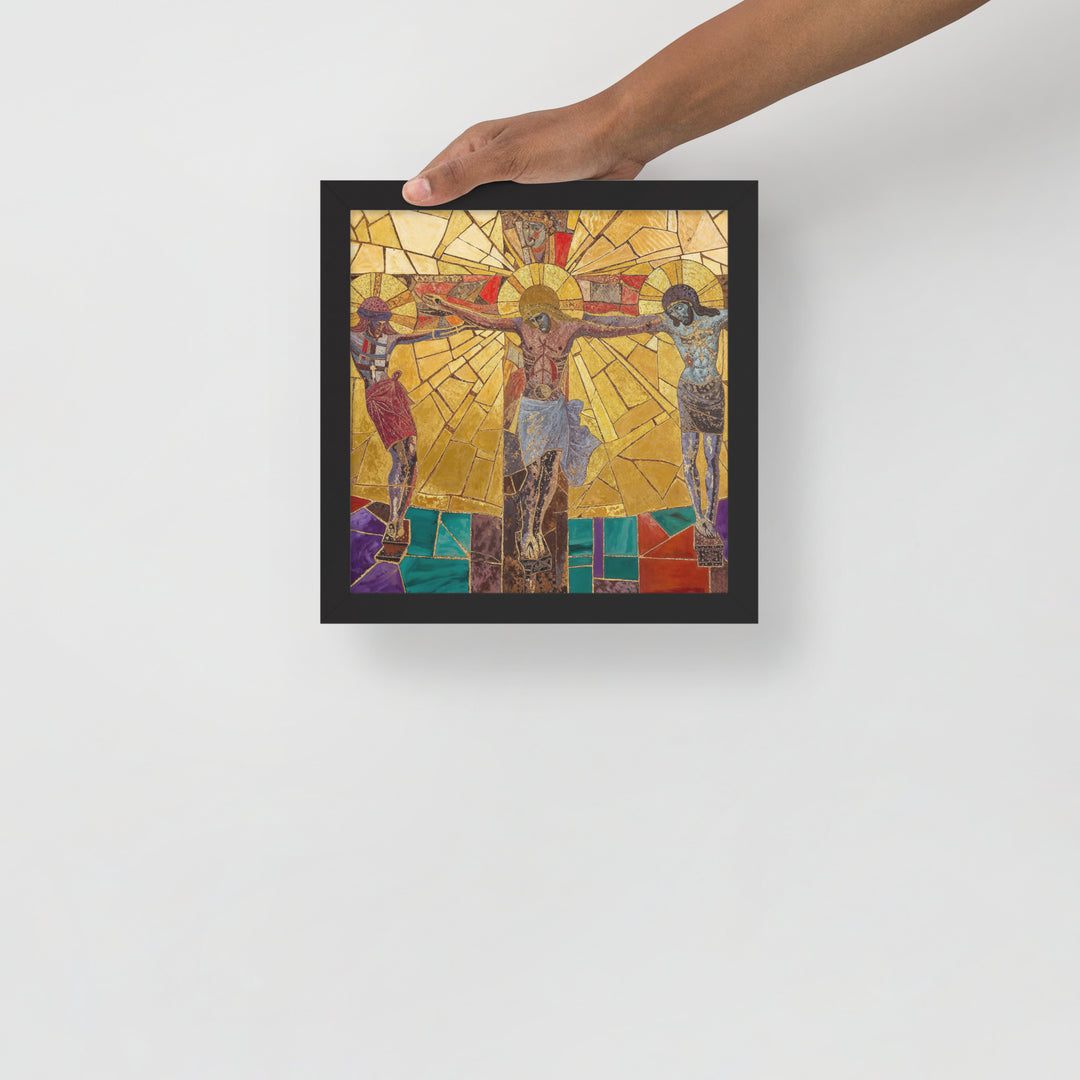 "Bishop Holding Chalice" Christian Framed Poster(Style 01)