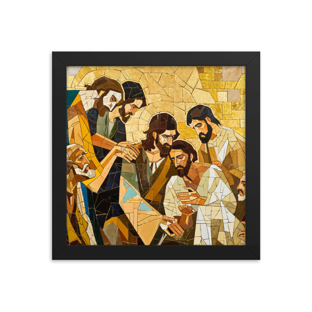 "Jesus Heals The Sick" Christian Canvas Print (Style 01)