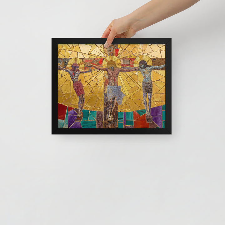 "The Crucifixion" Christian Framed Poster (Style 1)