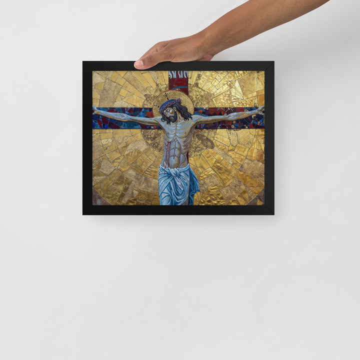 "The Crucifixion" Christian Framed Poster (Style 2)