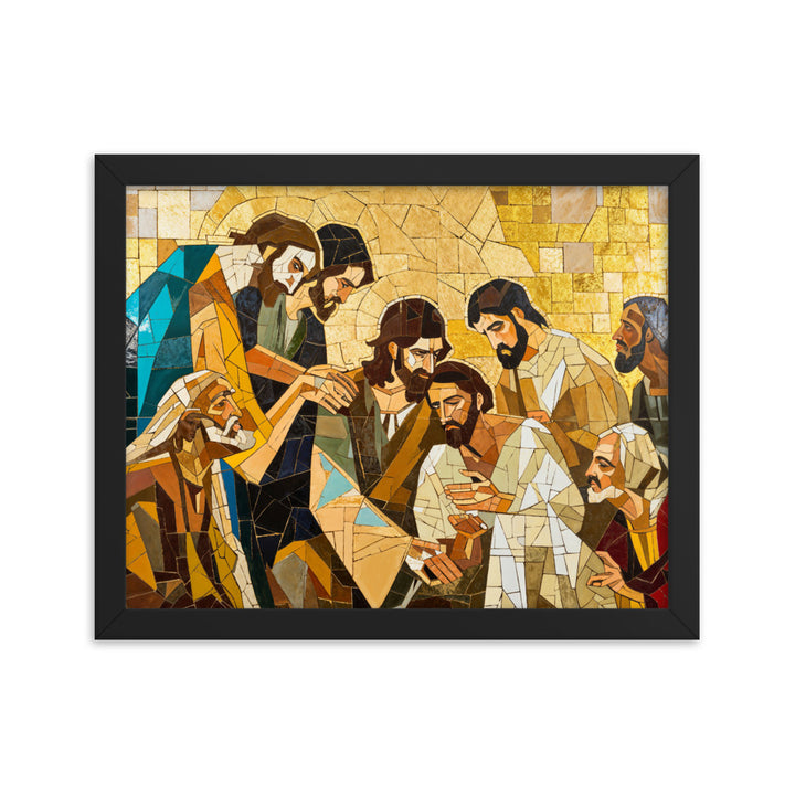 "Jesus Heals The Sick" Christian Canvas Print (Style 01)