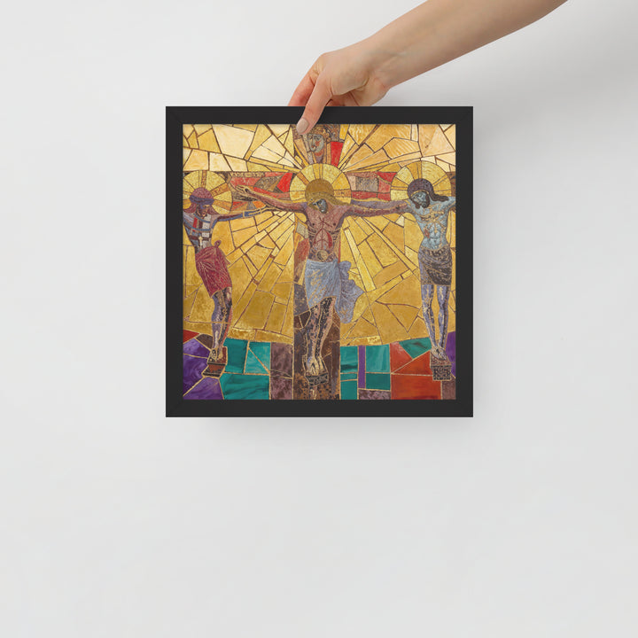 "The Crucifixion" Christian Framed Poster (Style 1)