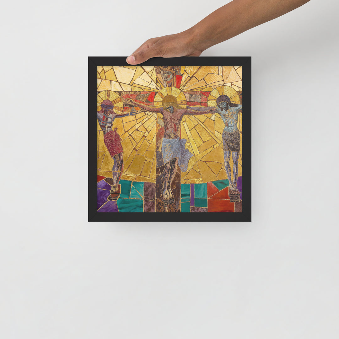 "Bishop Holding Chalice" Christian Framed Poster(Style 01)