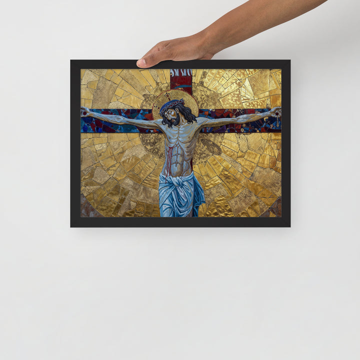 "The Crucifixion" Christian Framed Poster (Style 2)