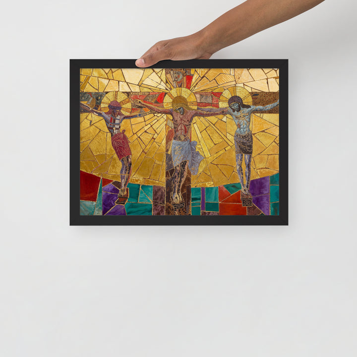 "Bishop Holding Chalice" Christian Framed Poster(Style 01)