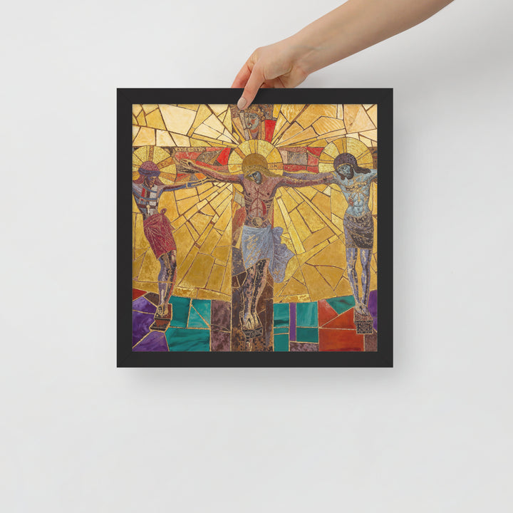 "The Crucifixion" Christian Framed Poster (Style 1)