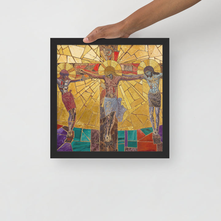 "Bishop Holding Chalice" Christian Framed Poster(Style 01)