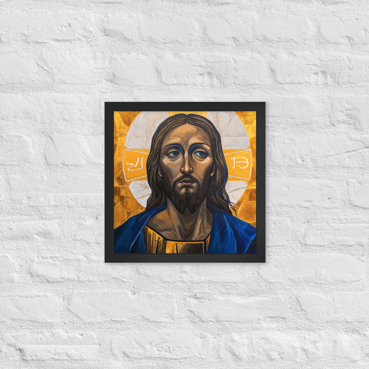 "Portrait of Jesus" Christian Framed Poster (Style 01)