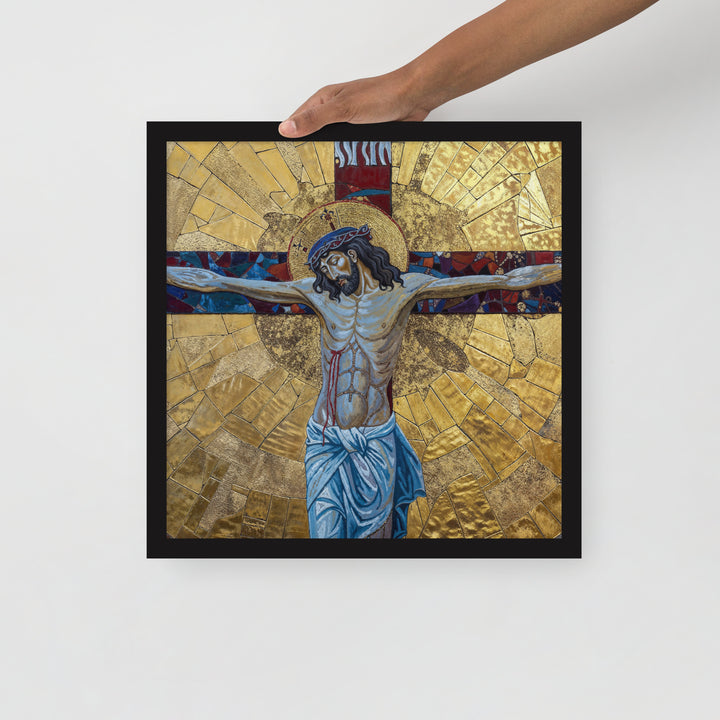 "The Crucifixion" Christian Framed Poster (Style 2)