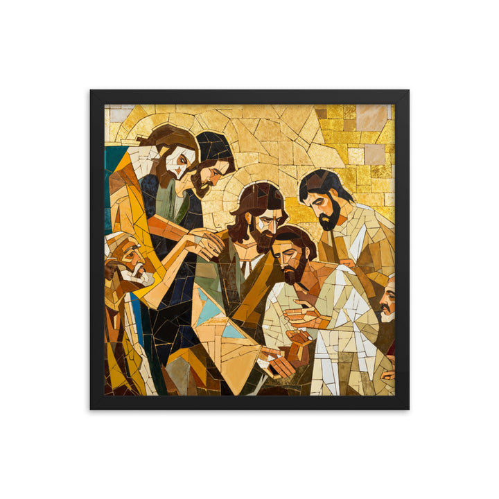 "Jesus Heals The Sick" Christian Canvas Print (Style 01)