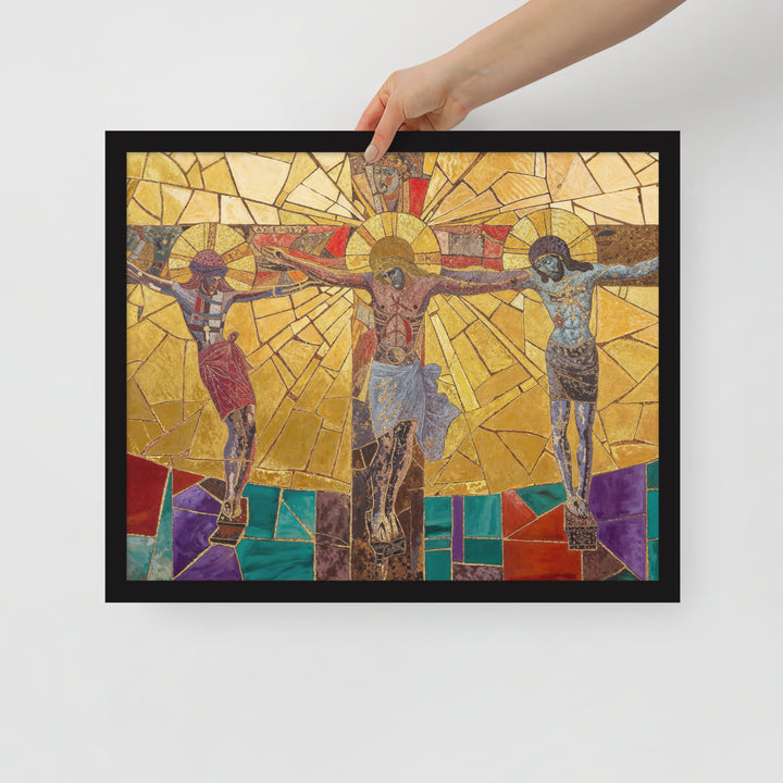 "The Crucifixion" Christian Framed Poster (Style 1)