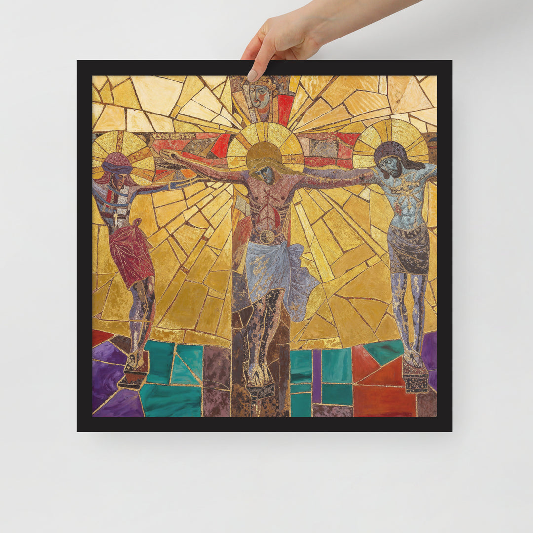 "The Crucifixion" Christian Framed Poster (Style 1)