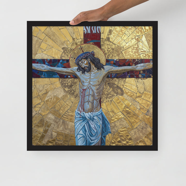 "The Crucifixion" Christian Framed Poster (Style 2)