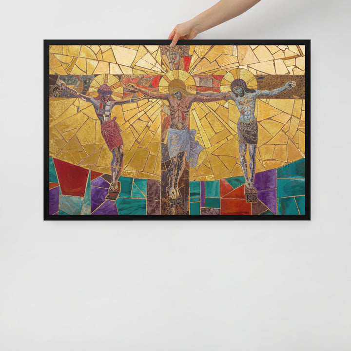 "The Crucifixion" Christian Framed Poster (Style 1)