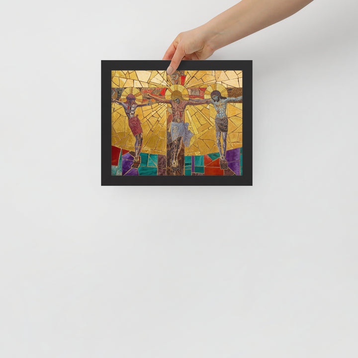 "The Crucifixion" Christian Framed Poster (Style 1)