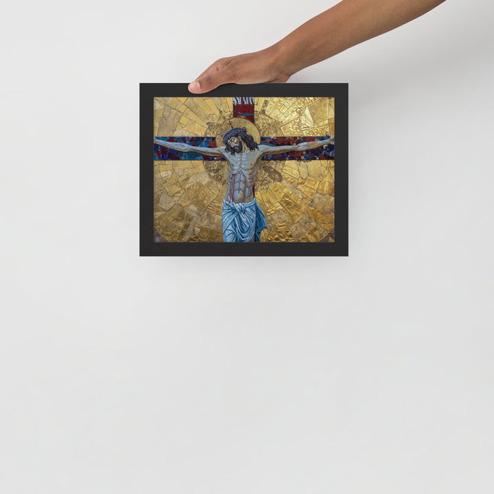 "The Crucifixion" Christian Framed Poster (Style 2)