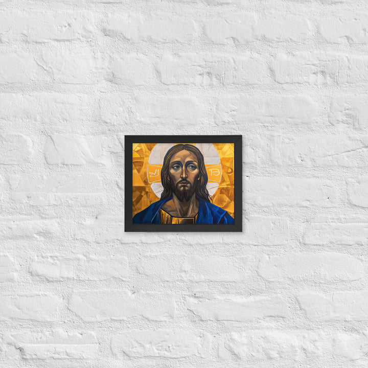 "Portrait of Jesus" Christian Framed Poster (Style 01)