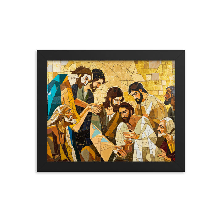 "Jesus Heals The Sick" Christian Canvas Print (Style 01)