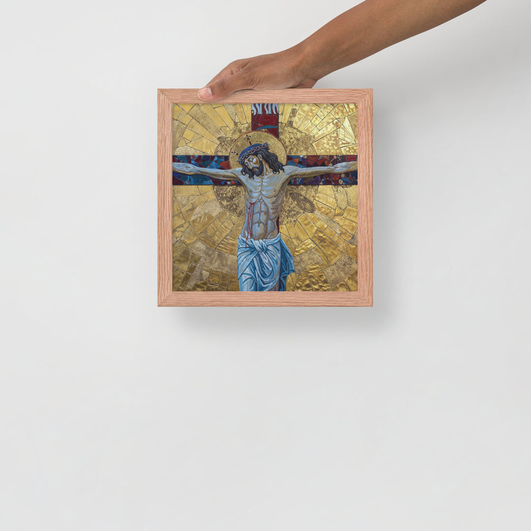 "The Crucifixion" Christian Framed Poster (Style 2)