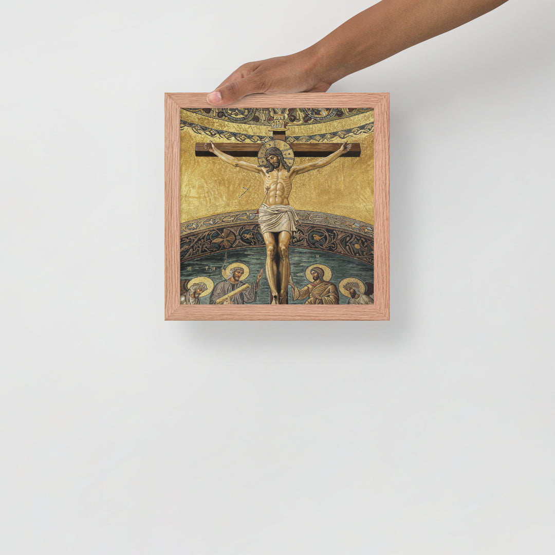 ”The Crucifixion" Christian Framed Poster (Style 2)