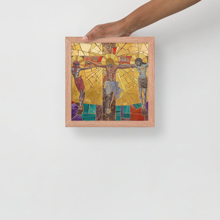 "Bishop Holding Chalice" Christian Framed Poster(Style 01)