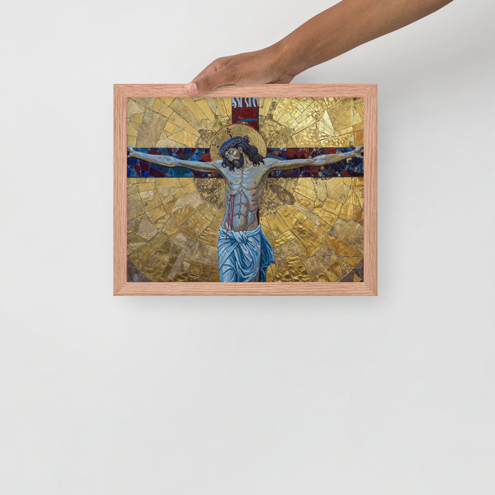 "The Crucifixion" Christian Framed Poster (Style 2)