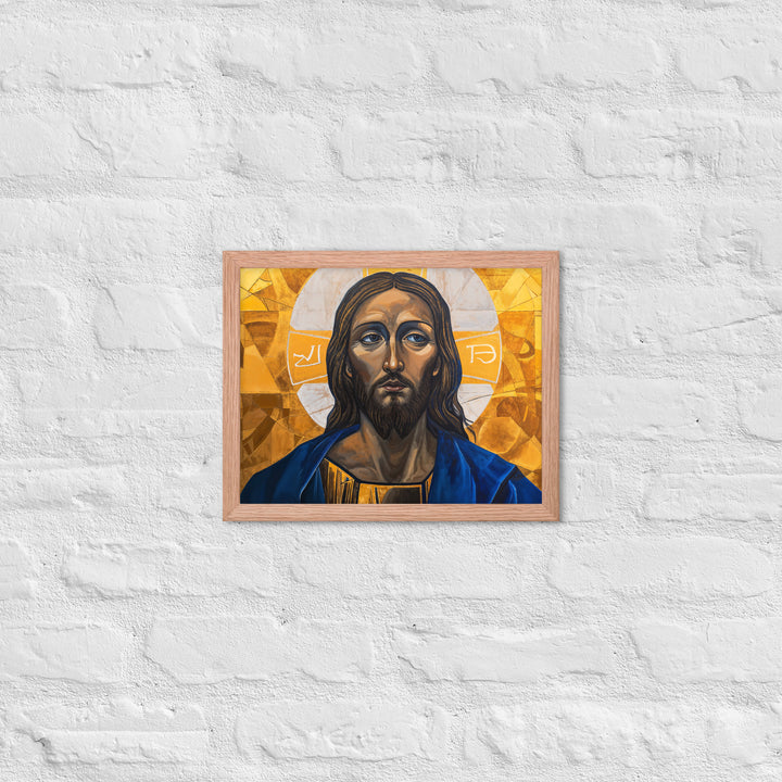 "Portrait of Jesus" Christian Framed Poster (Style 01)