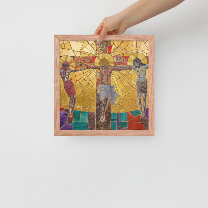 "The Crucifixion" Christian Framed Poster (Style 1)