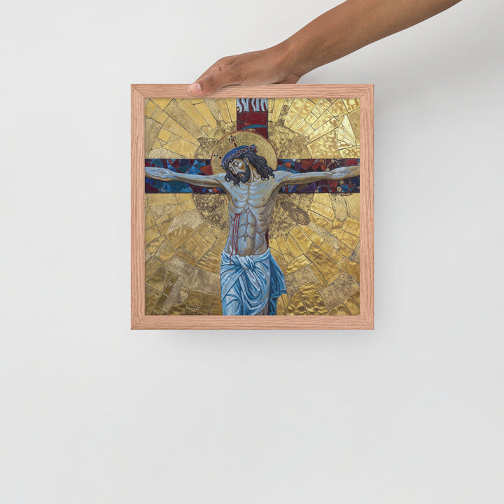 "The Crucifixion" Christian Framed Poster (Style 2)