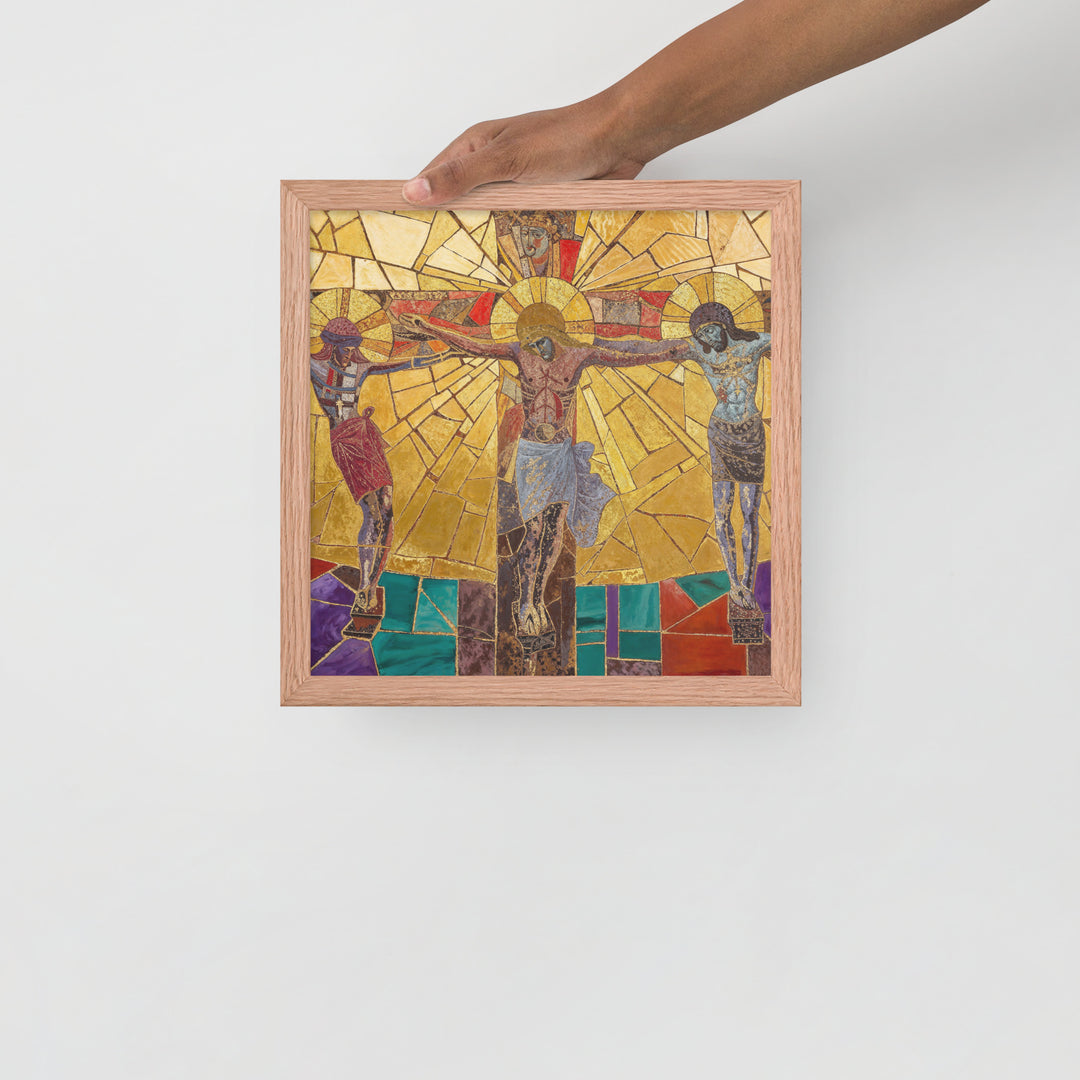 "Bishop Holding Chalice" Christian Framed Poster(Style 01)