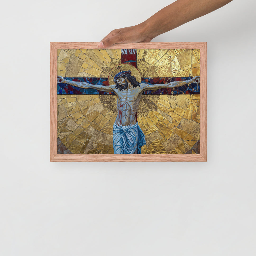 "The Crucifixion" Christian Framed Poster (Style 2)