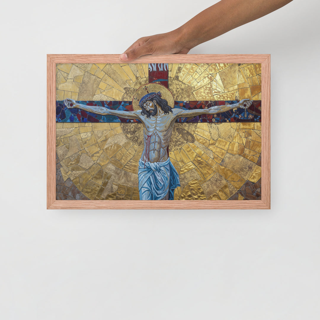 "The Crucifixion" Christian Framed Poster (Style 2)