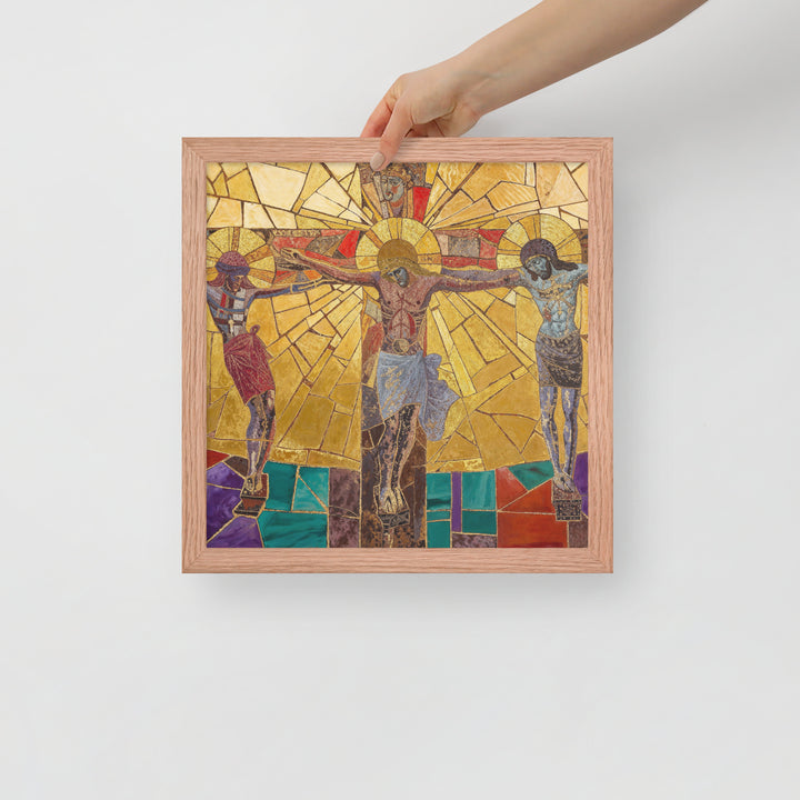 "The Crucifixion" Christian Framed Poster (Style 1)