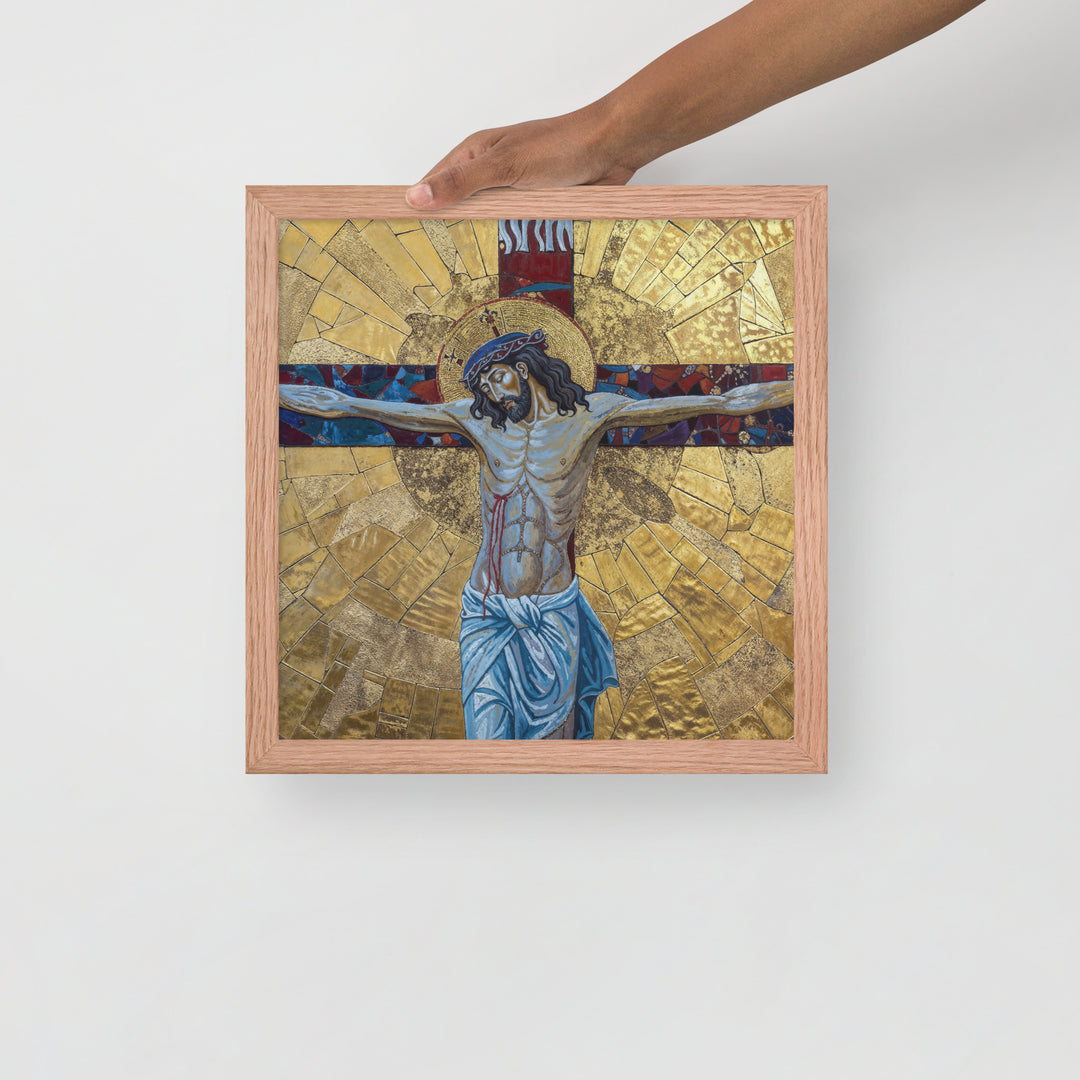 "The Crucifixion" Christian Framed Poster (Style 2)