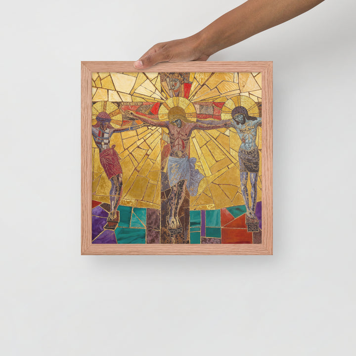 "Bishop Holding Chalice" Christian Framed Poster(Style 01)