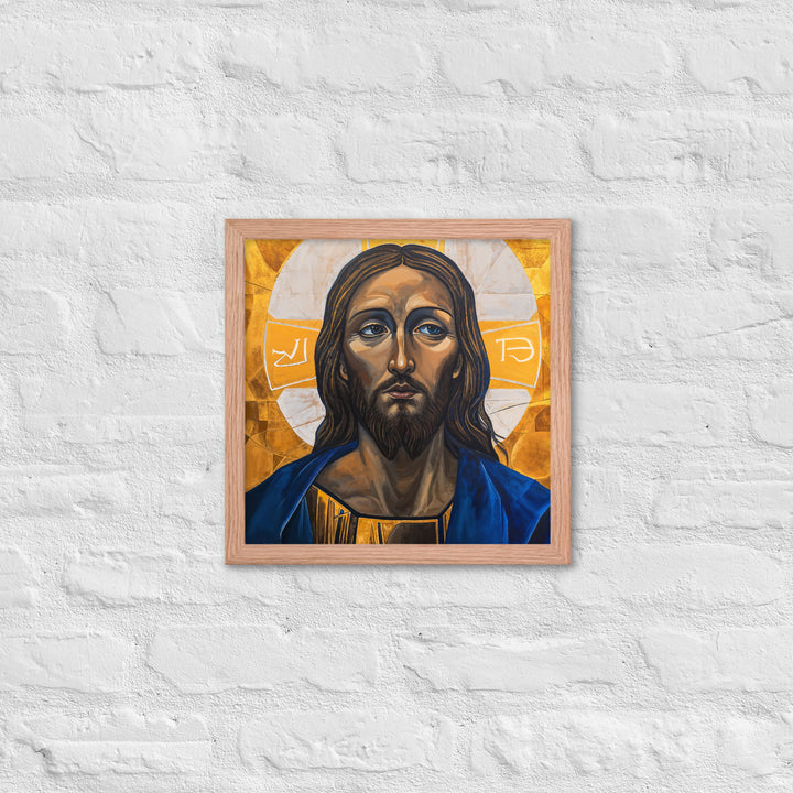 "Portrait of Jesus" Christian Framed Poster (Style 01)