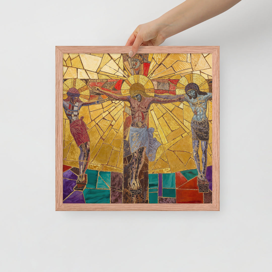 "The Crucifixion" Christian Framed Poster (Style 1)